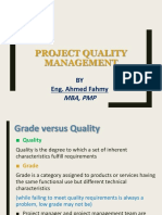 5 Project Quality Management