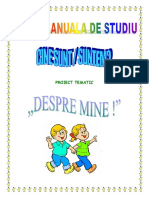 Proiect Tematic Despre Mine