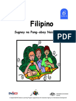 Filipino 6 DLP 58 - Sugnay Na Pang-Abay Naisalaysay PDF