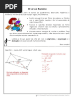 Lista de Exercícios II (Quadriláteros) 8º Ano Resolução Publicação - II Trimestre 2019