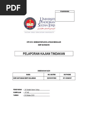 Kajian Tindakan Kpr Pdf