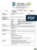 Republic of The Philippines Division of Bohol Department of Education Region VII, Central Visayas Instructional Planning (I Plan)