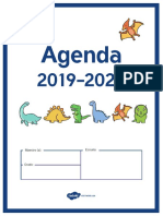 Agenda Dinosaurios PDF