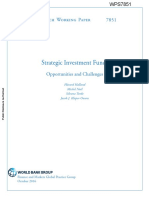 Strategic Investment Funds: Policy Research Working Paper 7851