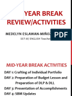 Mid-Year Break Review 2018