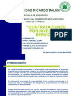 Contratos por niveles de servicio en la conservación vial: Origen, componentes y evaluación
