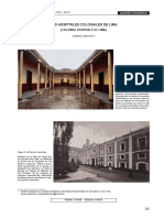 Hospitales Coloniales de Lima PDF