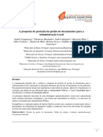 Campaniço Et Al. - Unknown - A Proposta de Portaria de Gestão de Documentos para A Administração Local