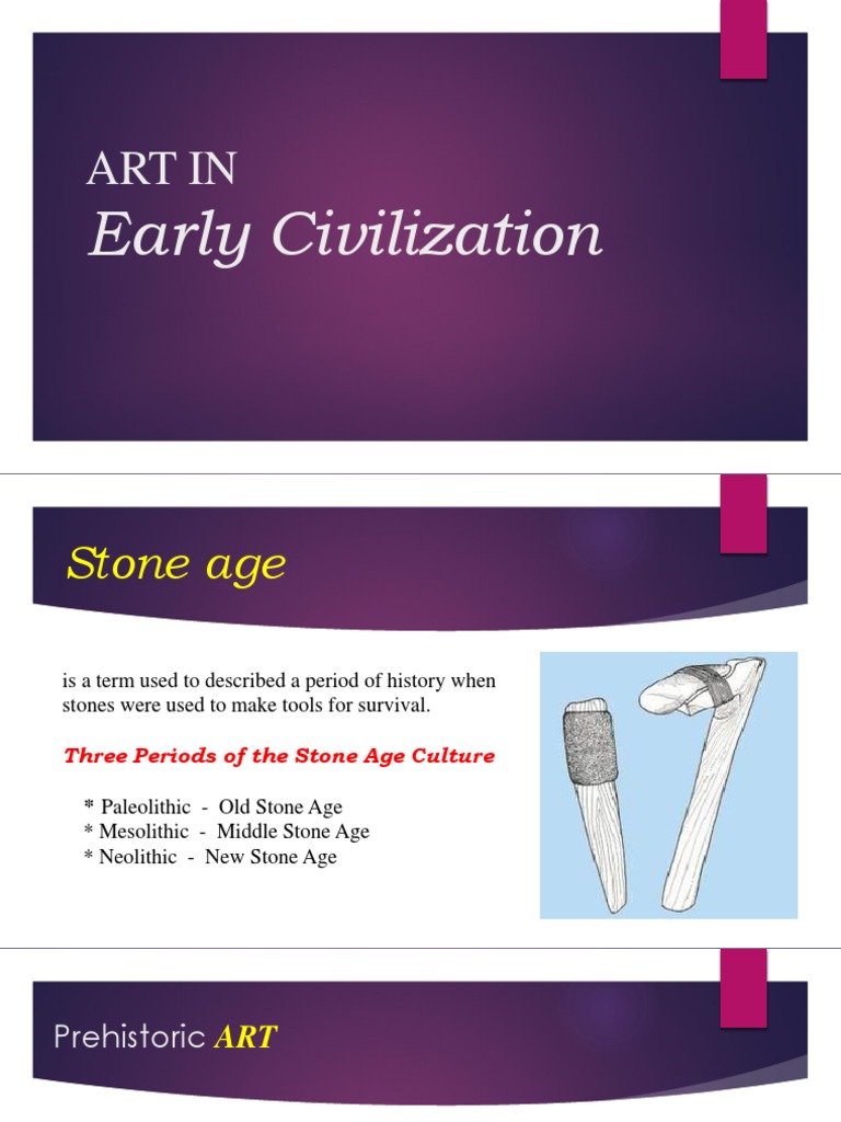 Art Evolution in Early Civilizations | PDF | Stone Age | Ancient Egypt