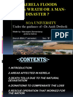 2018 Kerela Floods:God'S Wrath or A Man-Made Disaster ?: Soa University