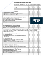 Adolescent Peer Relations Instrument