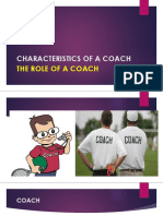 The Role of A Coach