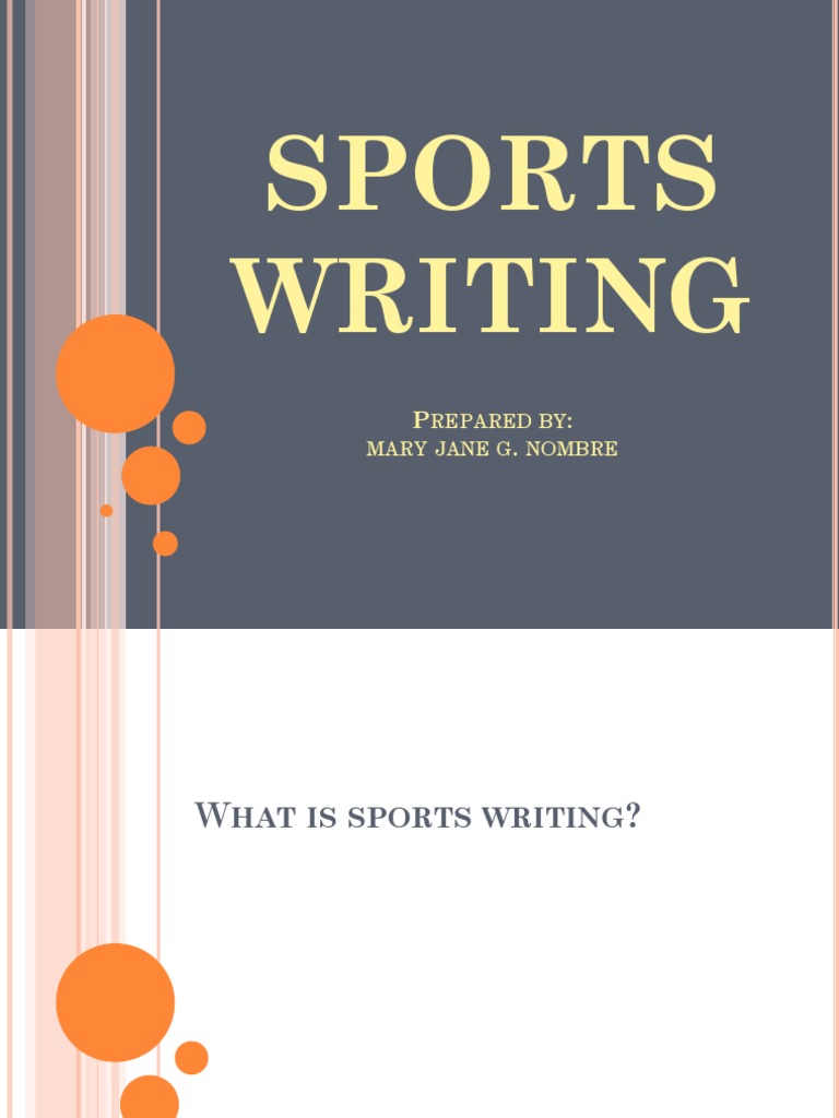 Sports Writing PDF Volleyball Team Sports