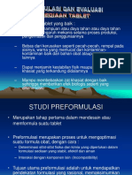 Formulasi Dan Evaluasi Tablet