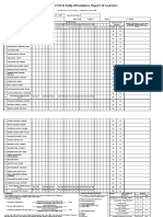 School Form 2 (SF2) Daily Attendance Report of Learners: 104753 2019 - 2020 Makinabang ES Grade 2 D - Rose