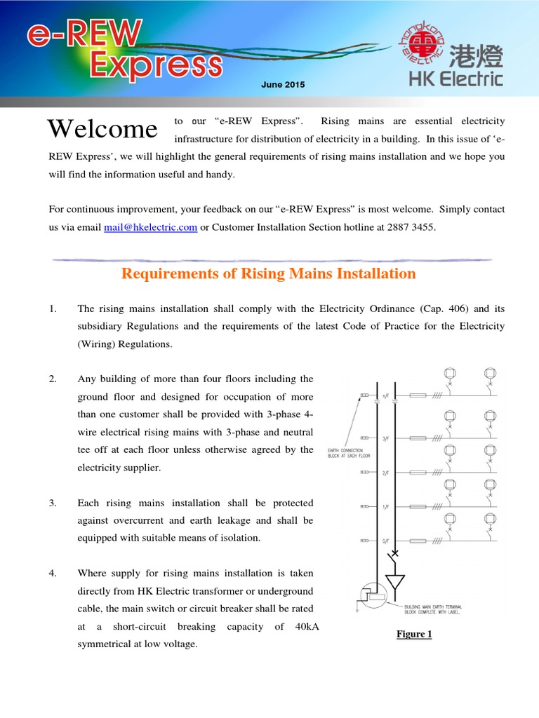 Rising Mains Installation Guidelines | PDF | Mains Electricity | Switch