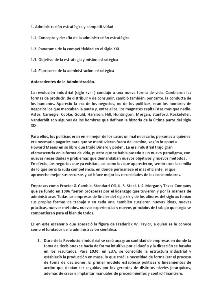 Competitividad Estrategica Empresarial | PDF | Ventaja competitiva ...