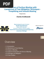 Rock Blasting Techniques in Mining | PDF | Explosive Material | Explosion