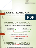 Clase Teorica #1 - Comportamiento Estructural Del Hormigon y El Acero