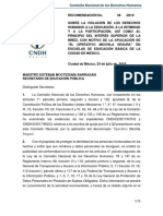 Recomendacion 48-2019 CNDH Operativo Mochila