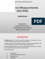 Electronic Measurements (ICE 2153) : Display Devices