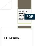 Gestión de Servicios Farmacéuticos: Mg. Q.F. Lourdes M. Ternero Badaracco