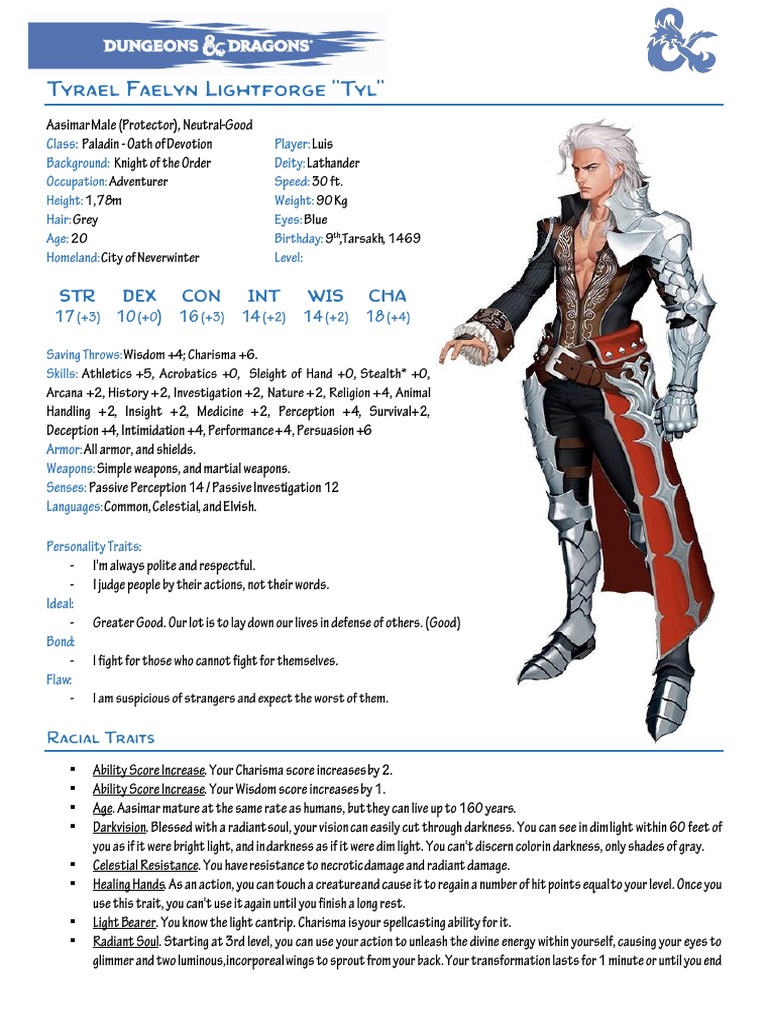 Tyrael Faelyn Lightforge 