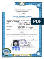 Blangko Ijazah SMP