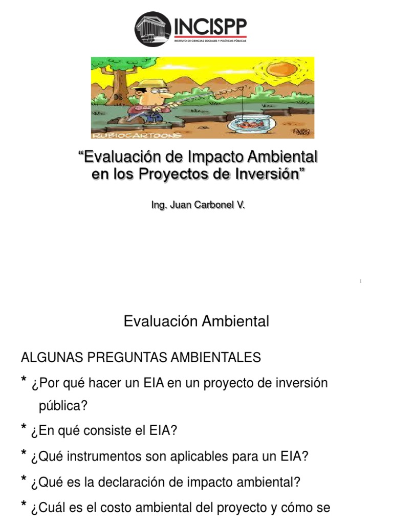 Evaluacion de Impacto Ambiental | PDF | Evaluación de impacto ambiental ...
