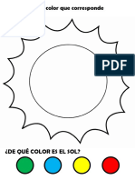 Plantilla para Aprender Colores