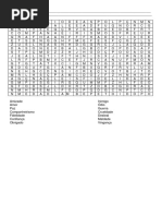 Sopa de Letras Palavras Rosa e Cinzentas