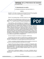 Boletín Oficial de La Provincia de Zamora