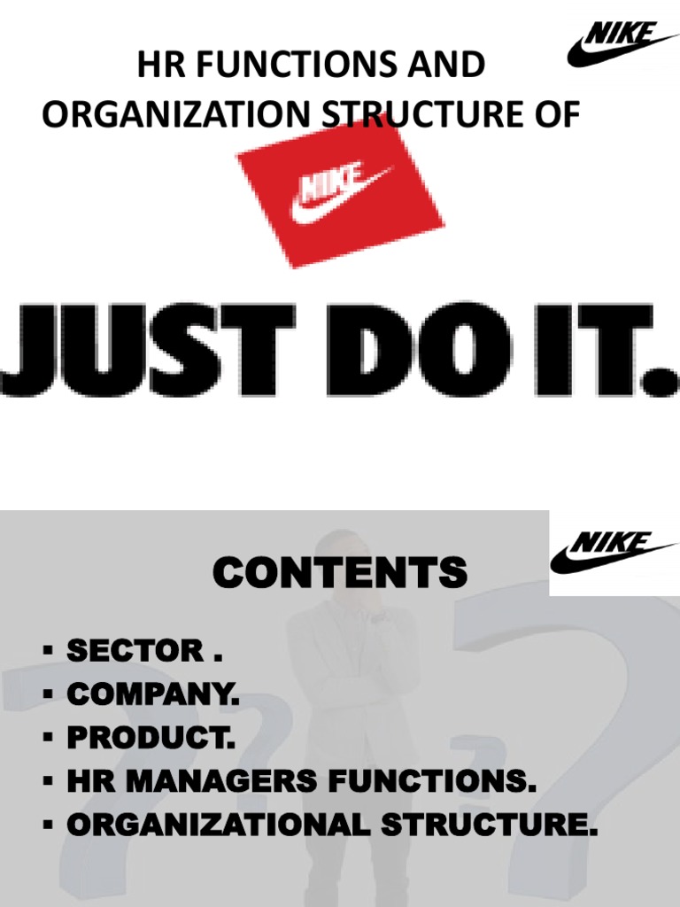 nike company structure
