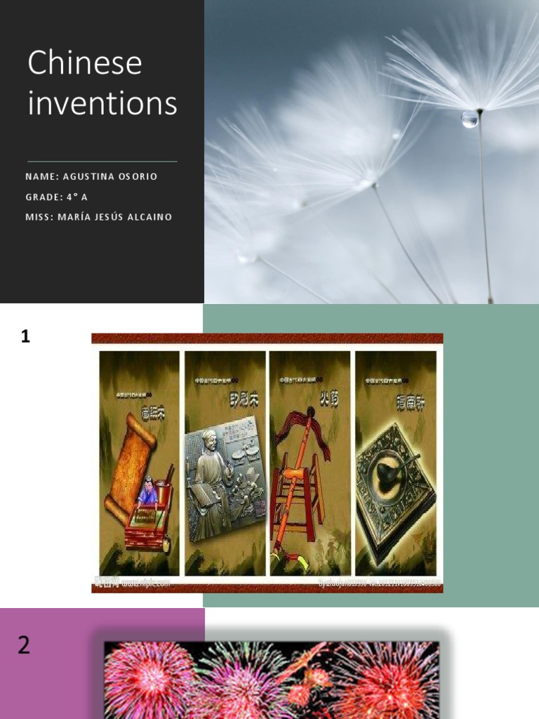 Chinese Inventions Overview by Agustina | PDF | Social Science