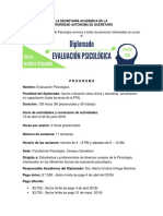 Evaluación Psicológica 2