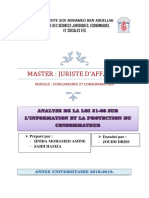 Analyse de La Loi 31-08