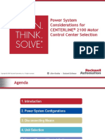 Power System Considerations For Centerline 2100 Motor Control Center Selection