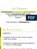 Fault Tolerance: Click To Add Text Dealing Successfully With Partial System. Key Technique: Redundancy