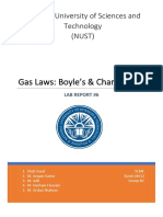 Gas Laws Physics Lab Report