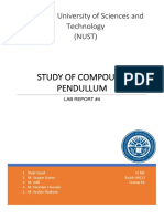 Study of Compound Pendulum 