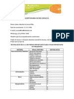 Questionário de Pré-Consulta