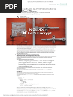 Nginx and Let's Encrypt With Docker in Less Than 5 Minutes