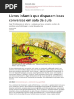 Livros infantis para trabalhar em sala de aula