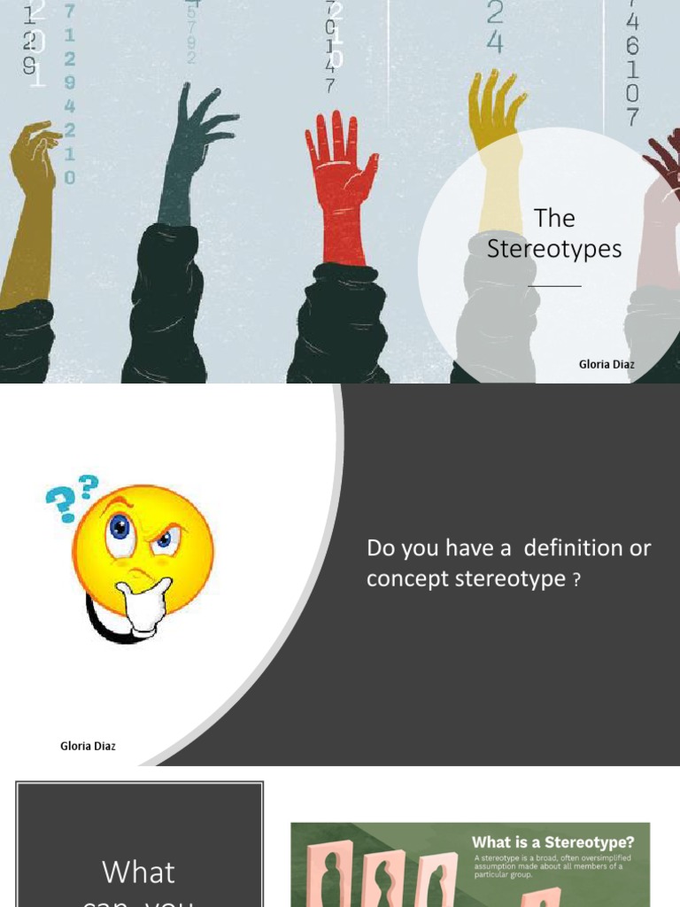 The Stereotypes Final | PDF | Stereotypes | Prejudices