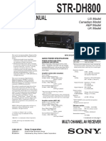 Sony str-dh800 Ver-1.0 SM PDF