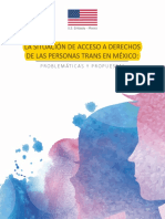 Situación de Acceso A Los Derechos de Personas Trans