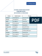 Laboratorios Bionet Sucursales Con 60dcto PDF