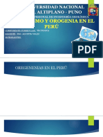 Tectonismo y Orogenia en El Perú