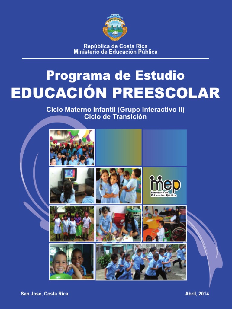 Programa de Estudio Educación Preescolar 2014 | PDF | Educación de la ...