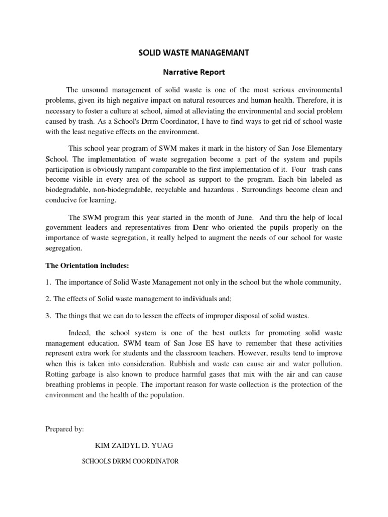 Solid Waste Managemant Sjes | PDF